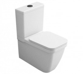 Зливний бачок для унітазу Hatria Erika Pro Q підведення води збоку білий YXGR01