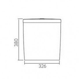 Сливной бачок для унитаза Kolo Freja керамика белый L74000000
