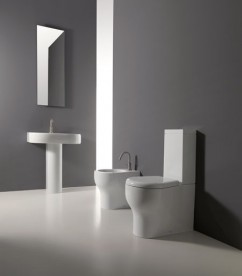 Зливний бачок для унітазу-компакт Kerasan K09 прямокутний білий 458101