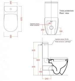 Зливний бачок для унітазу-компакту Artceram File 2.0 кераміка білий FLC001 05;00
