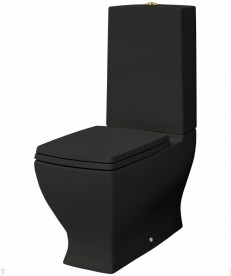 Сливной бачок для унитаза-моноблок ArtCeram JAZZ чёрный глянцевый JZC001 03;00