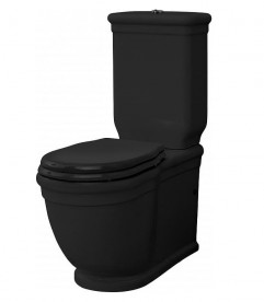 Сливной бачок для унитаза-моноблок ArtCeram Hermitage чёрный глянцевый HEC009 03;00