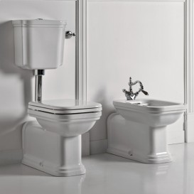 Сливной бачок для унитаза низкий Kerasan Waldorf белый 418201