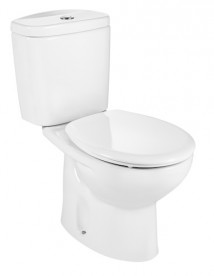 Зливний бачок для унітазу Roca Victoria з кришкою підведення води нижній кераміка білий A34139X000