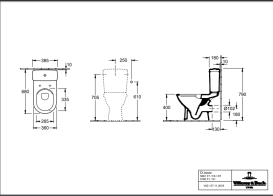 Зливний бачок для унітазу Villeroy & Boch O.Novo санітарна кераміка CeramicPlus альпійський білий 5760S1R1