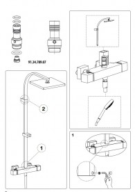 Зливний клапан Tres Cuadro хром 913478907