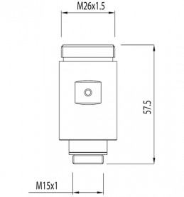 Зливний клапан Tres Lex/Max хром 913478908