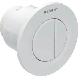 Сливной механизм дистанционного управления смыва Geberit пневматический пластик матовый хром 116.042.JQ.1