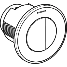 Сливной механизм дистанционного управления смыва Geberit пневматический пластик черный матовый 116.056.16.1