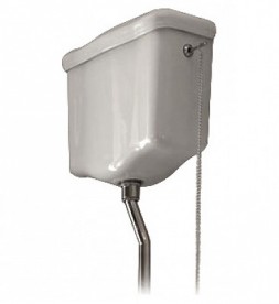 Механизм слива для высокого бачка Kerasan Waldorf/Retro с цепочкой хром 754590