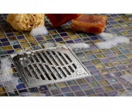 Сливной трап для душа ACO ShowerPoint верхняя часть 149х149 без фланца с решеткой из нержавеющей стали пластик 5141.22.00