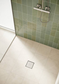 Сливной трап для душа Hansgrohe RainDrain Point 150х150 мм матовая нержавеющая сталь 56249800