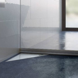 Сливной трап для душа Styron с решеткой Klassic нержавеющая сталь STY-KF