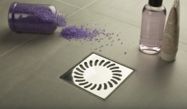 Зливний трап з гідрозатворів MCH з горизонтальним випуском DN 50 білий 445 L