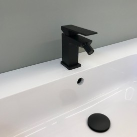 Смеситель для биде Fiore Kube однорычажный чёрный матовый 100NN8535