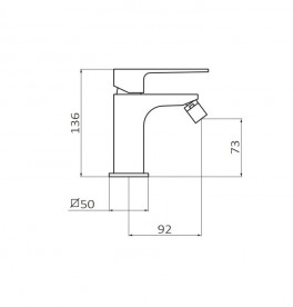 Смеситель для биде GRB Kala хром 60710600