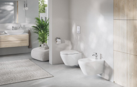 Смеситель для биде Grohe Cubeo однорычажный с донным клапаном хром 1018100000