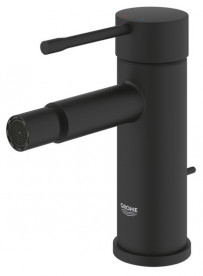 Змішувач для біде Grohe Essence New одноважільний з донним клапаном фантомний чорний 24395KF1