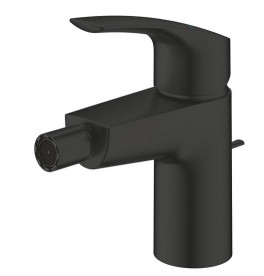 Змішувач для біде Grohe Eurosmart одноважільний із донним клапаном чорний матовий 329292433