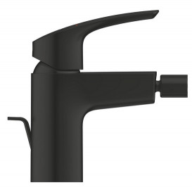 Змішувач для біде Grohe Eurosmart одноважільний із донним клапаном чорний матовий 329292433