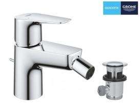 Смеситель для биде Grohe QuickFix StartEdge однорычажный с донным клапаном хром 23345001