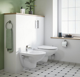 Змішувач для біде Grohe Swift QuickFix одноважільний з донним клапаном хром 24332001