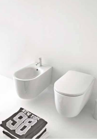 Змішувач для біде Kerasan Nolita змішувач білий матовий 922930