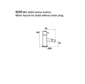 Змішувач для біде Kerasan Nolita змішувач білий матовий 922930