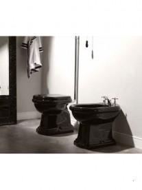 Смеситель для биде Kerasan Retro двухвентильный на три отверстия хром 739290