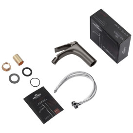 Смеситель для биде Kroner KRP Graz - GRP020 однорычажный графит CV033150