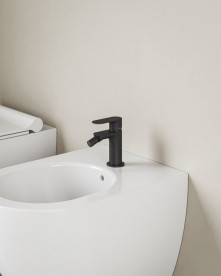 Смеситель для биде Ravak Chrome II однорычажный черный X070465