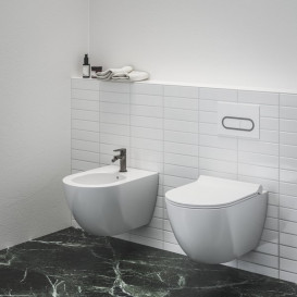 Смеситель для биде Ravak Eleganta однорычажный графит матовый X070332