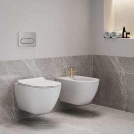 Смеситель для биде Ravak Eleganta однорычажный розовое золото матовое X070369