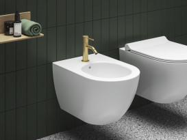 Змішувач для біде Ravak Espirit одноважільний золото матове X070605