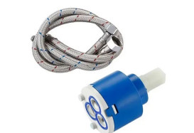 Змішувач для біде Rea Bloom одноважільний білий/хром REA-B9916