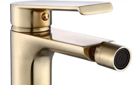 Змішувач для біде Rea Hass одноважільний матове золото REA-B9970