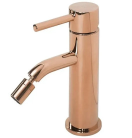 Смеситель для биде Rea Lungo однорычажный розовое золото REA-B4700