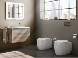 Смеситель для биде Roca Insignia однорычажный с донным клапаном латунь хром A5A603AC00