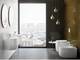 Смеситель для биде Roca Insignia однорычажный с донным клапаном латунь хром A5A603AC00