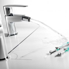 Смеситель для биде Tres Flat-tres однорычажный хром 20412001