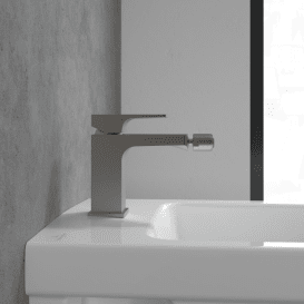 Змішувач для біде Villeroy & Boch Architectura Square одноважільний матовий нікель TVB12500100064