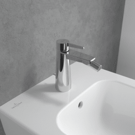 Смеситель для биде Villeroy & Boch Conum с донным клапаном хром TVB12700100061