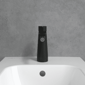 Смеситель для биде Villeroy & Boch Conum с донным клапаном матовый черный TVB127001000K5