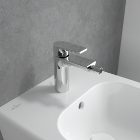 Смеситель для биде Villeroy & Boch Liberty с донным клапаном хром TVB10700100061