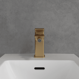 Смеситель для биде Villeroy & Boch Subway 3.0 с донным клапаном матовое золото TVB11200100076