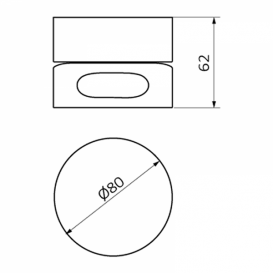 Змішувач для душа GRB in Cool з одним внутрішнім виходом білий 90901001