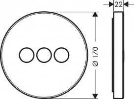 Змішувач для душа Hansgrohe Axor ShowerSelect шліфований нікель 36727820