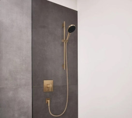 Змішувач для душу Hansgrohe Finoris прихованого монтажу одноважільний бронза 76615140