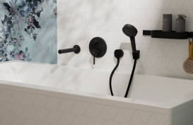 Змішувач для душу Hansgrohe Zesis S одноважільний чорний матовий 74415670