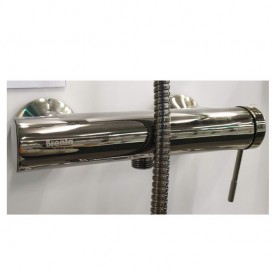 Смеситель для душа Imprese Brenta однорычажный настенный графит ZMK091908080